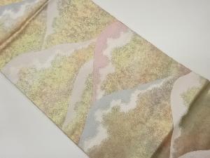 引箔山並み模様織出し名古屋帯